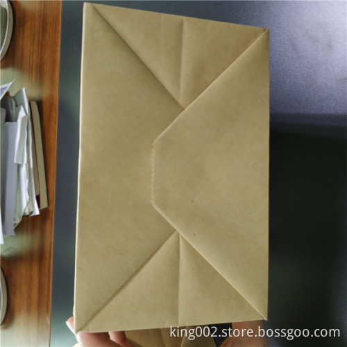 kraft paper bags wholesale with square bottom for food